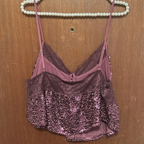 NWOT Free People Right Rhythm Sequin Cami - Picture 8 of 11